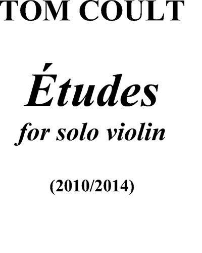 Études — Tom Coult