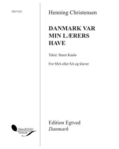 Danmark var min lærers have — Henning Christiansen