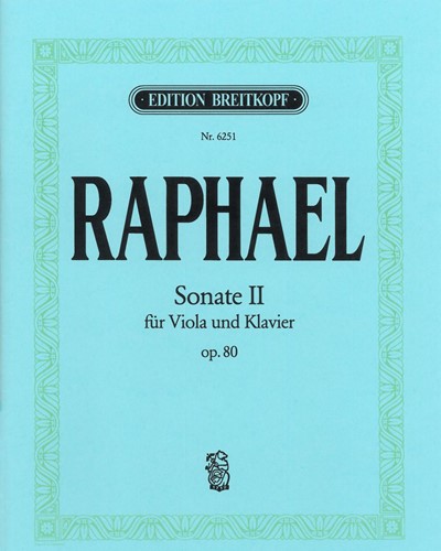 Sonate II op. 80 — Günter Raphael
