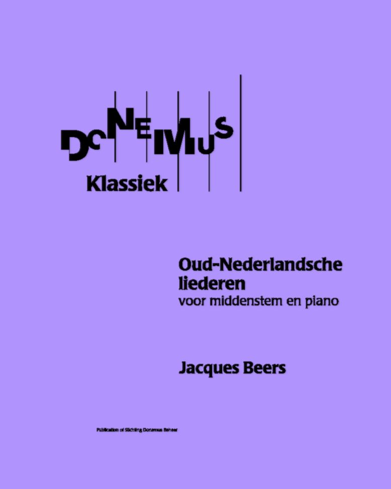 Old Dutch Songs — Jacques Beers