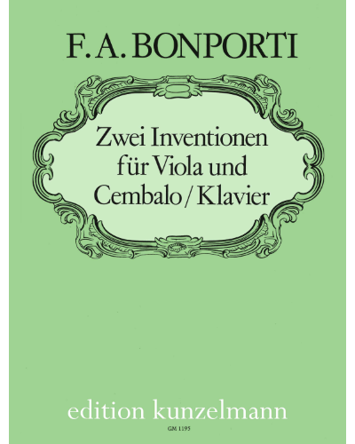 Two Inventions, op. 10/3 & 6 — Francesco Antonio Bonporti