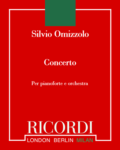 Piano Concerto — Silvio Omizzolo
