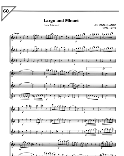 Largo and Minuet — 匡茨