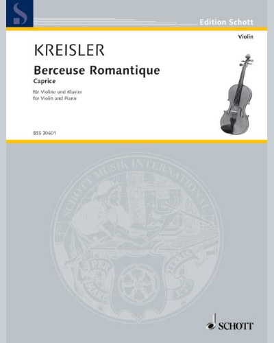 Berceuse Romantique, op. 9 — 克莱斯勒