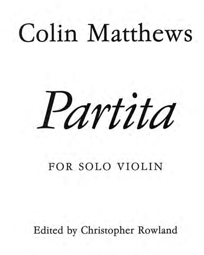 Partita — Colin Matthews