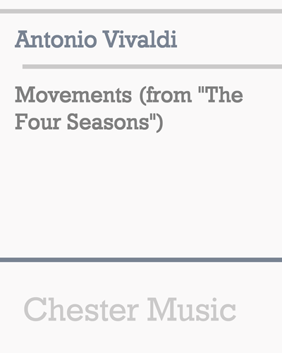 Movements (from 'The Four Seasons') — Antonio Vivaldi