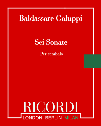 Sei Sonate — Baldassare Galuppi