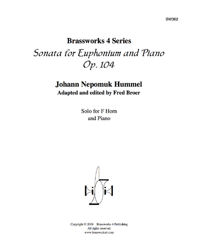 Sonata for Horn and Piano, op. 104 — 胡梅尔
