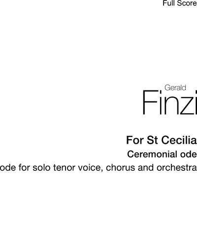For St. Cecilia, op. 30 — 杰拉尔德·芬齐