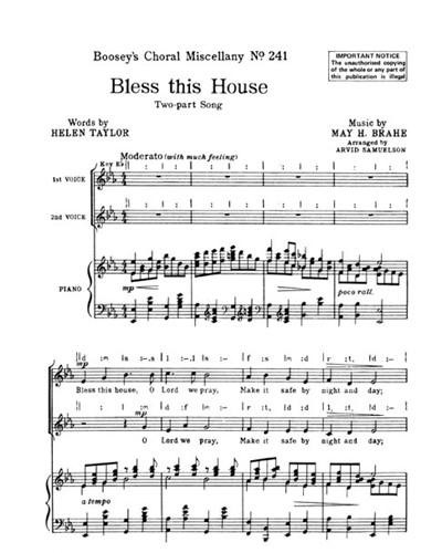 Bless this house — May H. Brahe