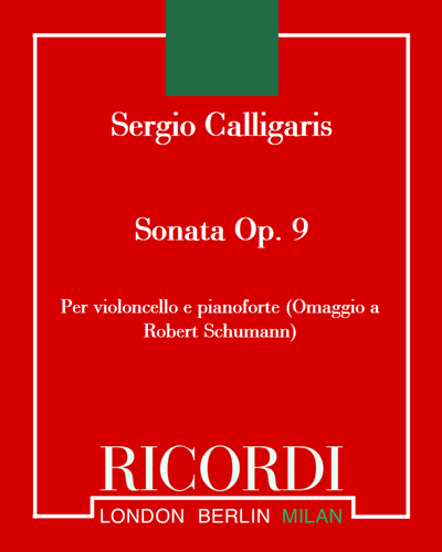 Sonata, op. 9 — Sergio Calligaris