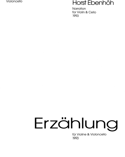Erzählung (1993) — Horst Ebenhöh