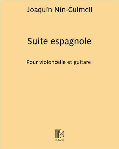 Suite espagnole — Joaquín Nin-Culmell
