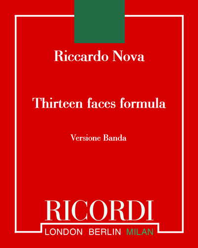 Thirteen faces formula (Versione Banda) — Riccardo Nova