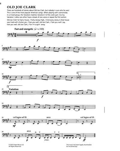Old Joe Clark (from 'O Shenandoah!') — 美国传统