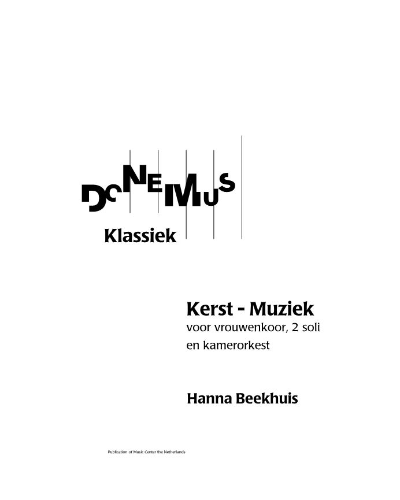 Christmas Cantata — Hanna Beekhuis