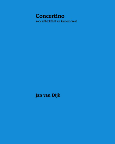 Concertino — Jan van Dijk