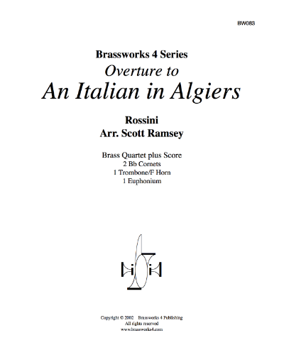 Overture to 'The Italian Girl in Algiers' — 罗西尼