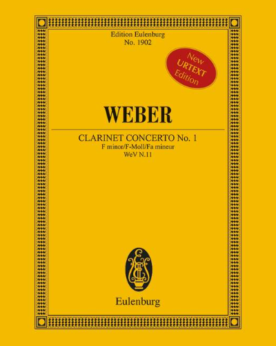 Concerto No. 1 in F minor, op. 73 — 韦伯