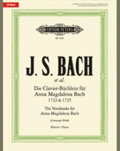 The Notebooks for Anna Magdalena Bach 1722 & 1725 — 巴赫