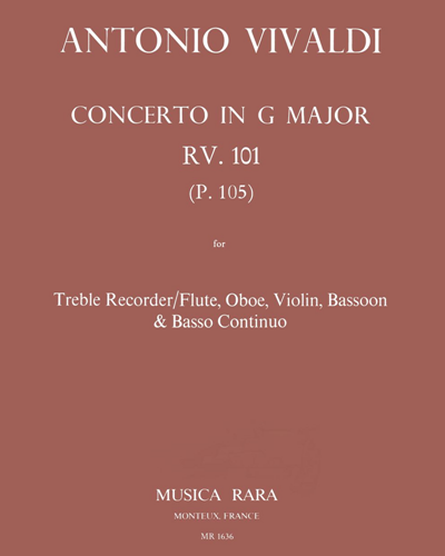 Concerto in G major, RV 101 — 维瓦尔第