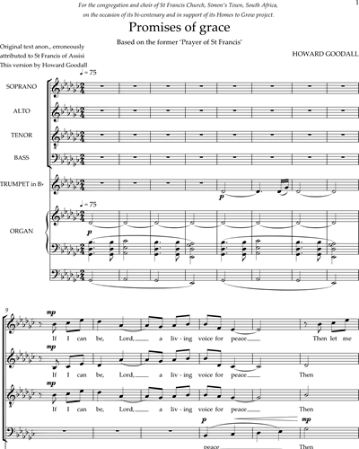 Promises of grace — Howard Goodall