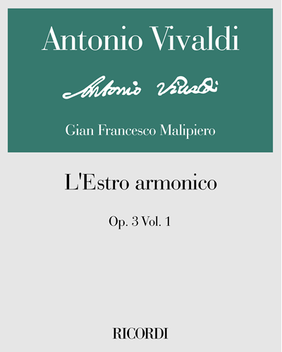 L'Estro armonico, op. 3, Vol. 1 — 维瓦尔第