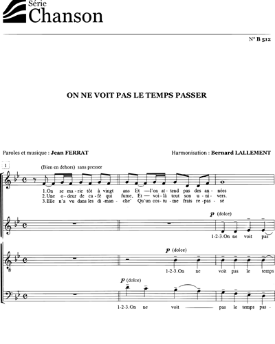 On ne voit pas le temps passer — Jean Ferrat