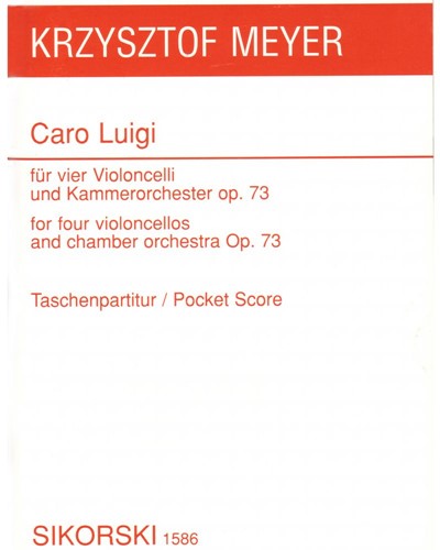 Caro Luigi, op. 73 — Krzysztof Meyer