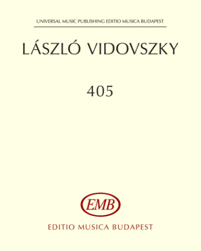 405 — László Vidovszky