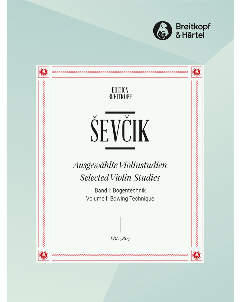 Ausgewählte Violinstudien — 舍夫契克