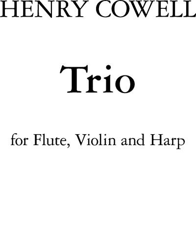 Trio — 亨利·考埃尔