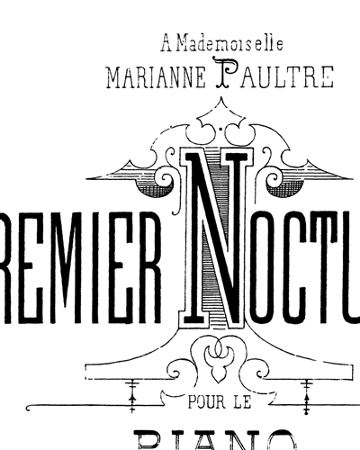 A Mademoiselle Marianne Paultre — 比才