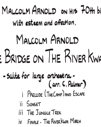 Bridge on the River Kwai: Concert Suite, The (Oscar Winner) — 马尔科姆·阿诺德