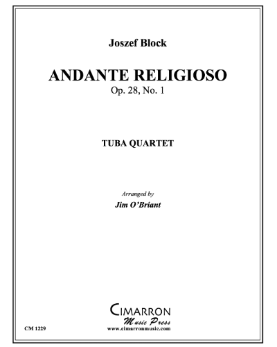 Andante Religioso, op. 28 No. 1 — Joszef Block