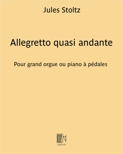 Allegretto quasi andante (extrait des "Œuvres") — Jules Stoltz