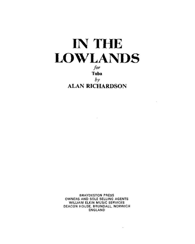 In the Lowlands — Alan Richardson
