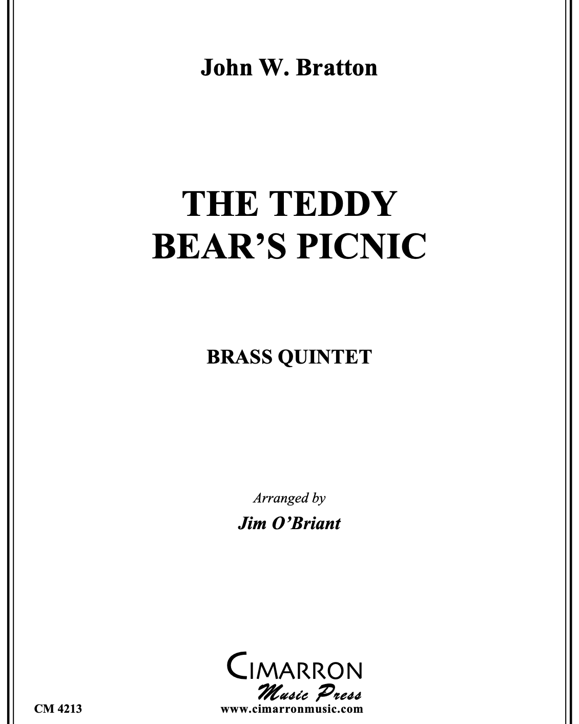 The Teddy Bear's Picnic — John Walter Bratton