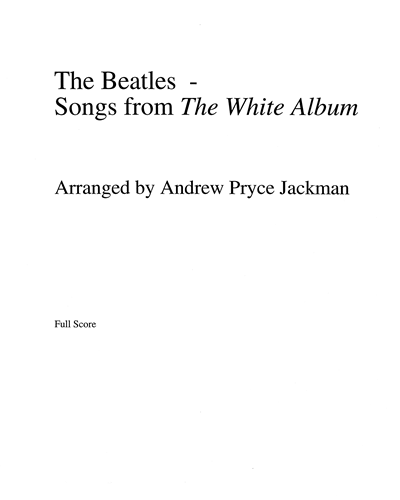 Songs from the White Album — 保罗·麦卡特尼