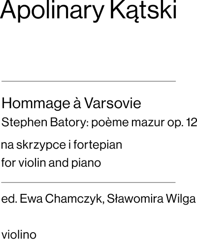 Hommage à Varsovie — Apolinary Kątski