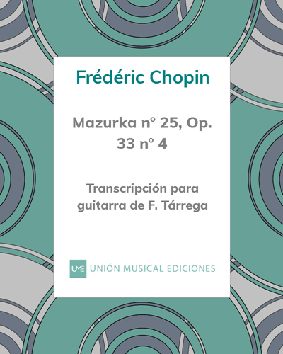 Mazurka No. 25, op. 33 no. 4 — 肖邦