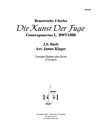 Die Kunst Der Fuge, Contrapunctus I, BWV 1080 — 巴赫