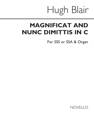 Magnificat and Nunc Dimittis (in C) — Hugh Blair