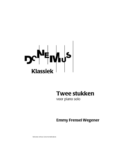 Two Pieces for Piano — Emmy Heil Frensel-Wegener