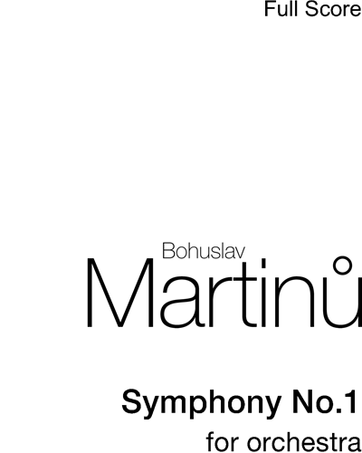 Symphony No. 1, H. 289 — Bohuslav Martinů