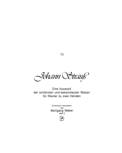Master Melodies, Vol. 13 — 小约翰·施特劳斯