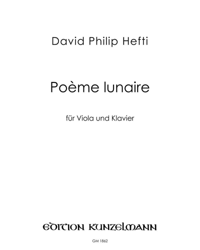 Poeme lunaire — David Philip Hefti