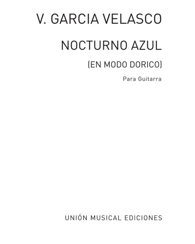 Nocturno azul — Venancio Garcia Velasco