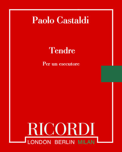 Tendre — Paolo Castaldi