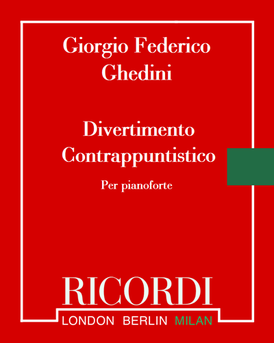 Divertimento Contrappuntistico — Giorgio Federico Ghedini